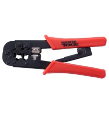 Mastertool plug crimping pliers - 190 mm RJ11, RJ12, RJ45