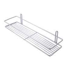 Полиця для ванної FZB - 110 x 400 x 50 мм x 1 пряма нержавейка (9A163)