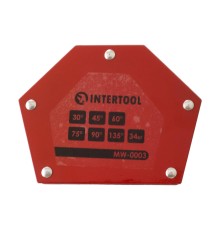 Держатель магнитный для сварки Intertool - 34кг трапеция