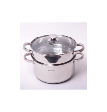 Stainless steamer Kamille - 240 mm x 5.5 l x 1 grid