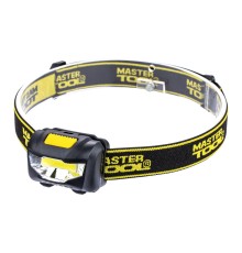 Фонарь налобный Mastertool - 1LED x 1 Вт x 3 режима