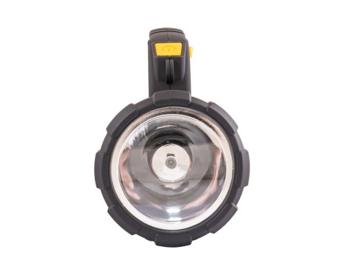 Яркие светодиоды, технология LED передний свет - 3W CREE LED/130 lumen боковой свет - 3W COB LED/200 lumen поворотная ручка на 360° металлический подвес, складывающийся в корпус тип питания: 4 батарейки AА корпус изготов