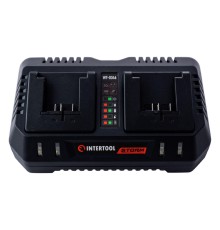 Зарядное устройство для аккумулятора Intertool - 20В x 4Ач Li-Ion Storm для 2 АКБ