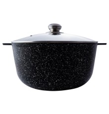 Non-stick cauldron Empire - 300 mm x 8 l granite with lid