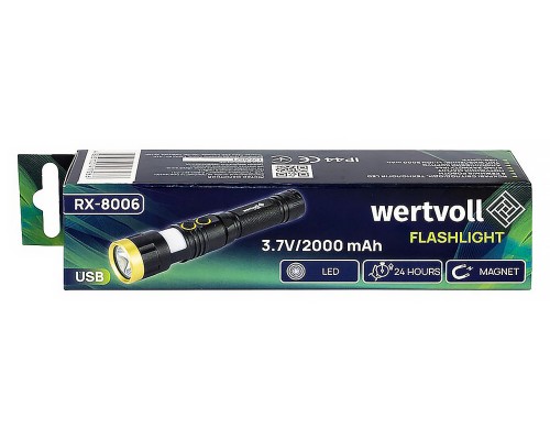 Фонарь магнитный Vertvoll - 4LED x 5Вт Li-ion